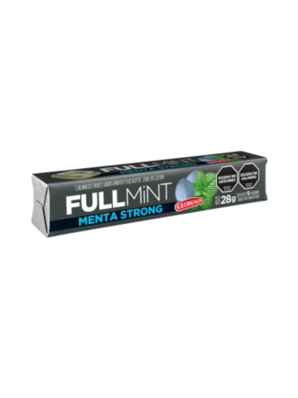 Caramelo fullmint menta strong 12 unidades de 28gr parve