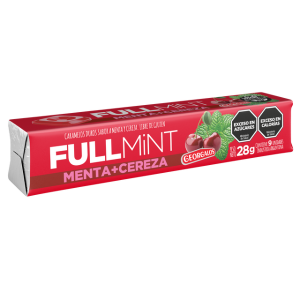 Caramelo fullmint cherry 12 unidades de 28gr parve