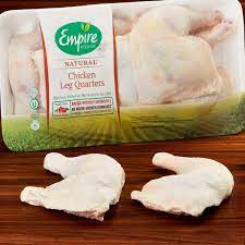 CUARTO PIERNA DE POLLO EMPIRE- 5 UNIDADES - 2,4 KG / $9.000 valor por kilo