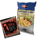 Promo Salchipapas con salchichas de POLLO